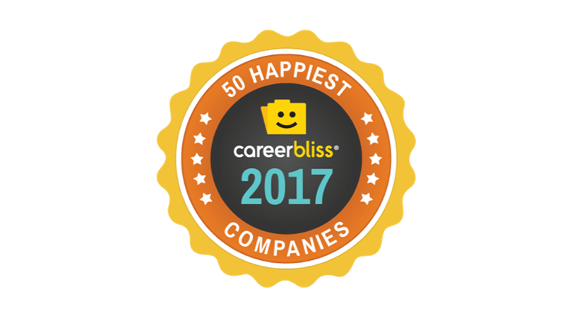 Career Bliss 50 Happiest Companies 2017 logo