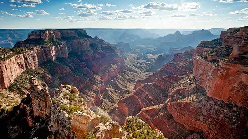 Landscape view of the Grand Canyon in Arizona, U.S.A. Landscape view of the Grand Canyon in Arizona, U.S.A.