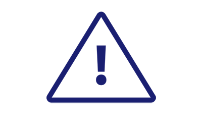Illustration of exclamation symbol enclosed in a triangle. Illustration of exclamation symbol enclosed in a triangle.