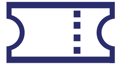 Illustration of a ticket. Illustration of a ticket.