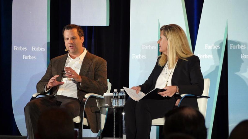 Panelists at Forbes CMO summit Panelists at Forbes CMO summit