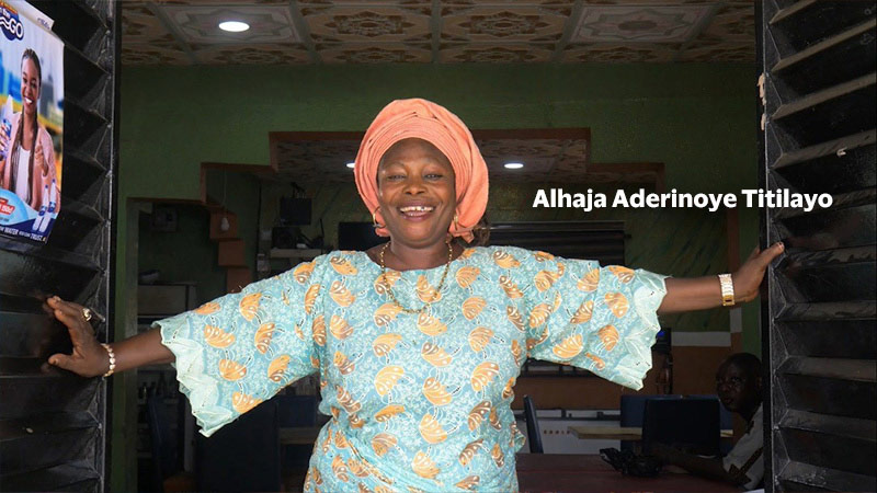 Alhaja Aderinoye Titilayo acquired Koolboks freezers via an affordable, pay-as-you-go model.