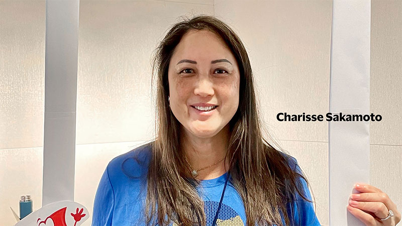 Portrait of Charisse Sakamoto, member of Visa’s Enterprise Transformation and People Solutions team.
