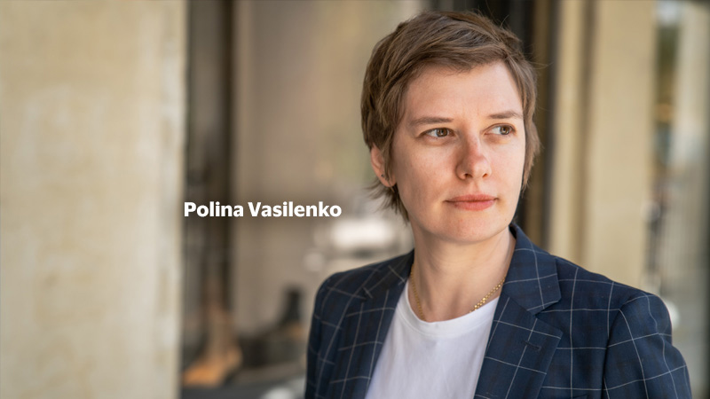 Polina Vasilenko portrait, who participated in Greentech Europe as founder and CEO of Heliorec.