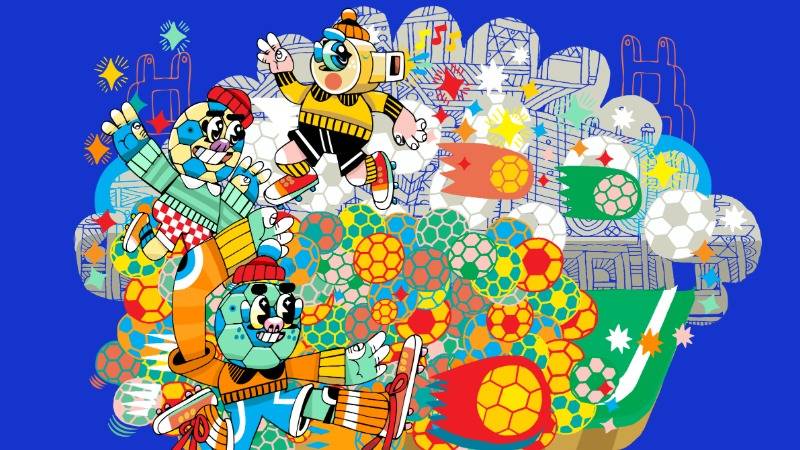 Artwork by Ferris Plock from San Francisco, California, created for Visa’s Reimagine FIFA World Cup 2026 collaboration.