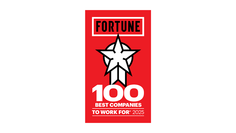 Fortune 100 Best Companies to work for 2025.