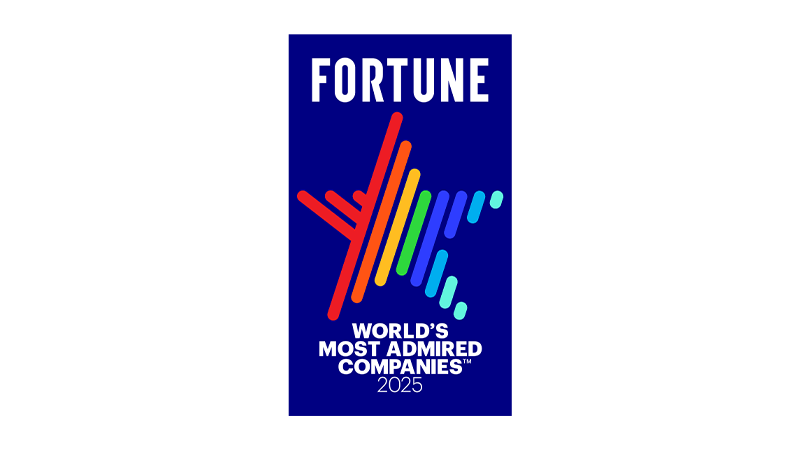 Fortune World’s Most Admired Companies 2025.