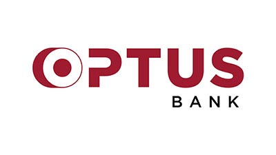 OPTUS Bank logo.