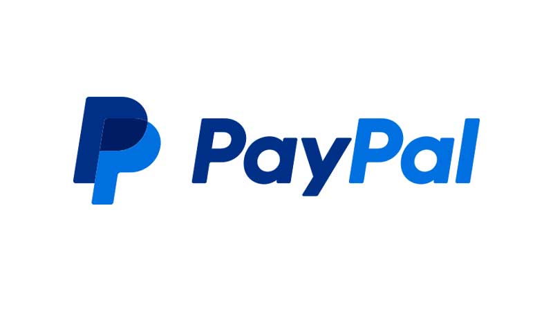 PayPal logo.