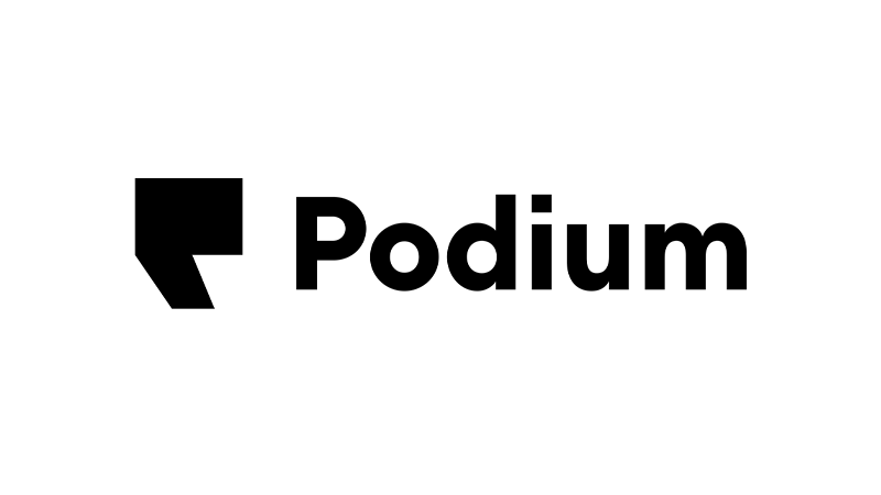 Podium logo.