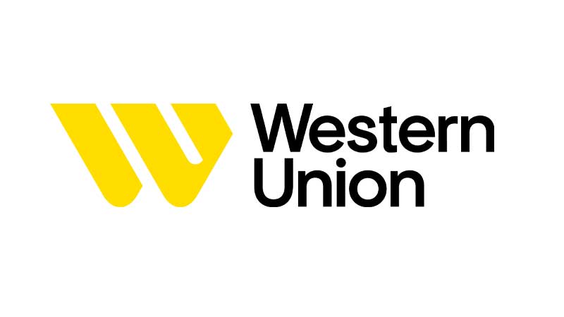 Western Union logo.