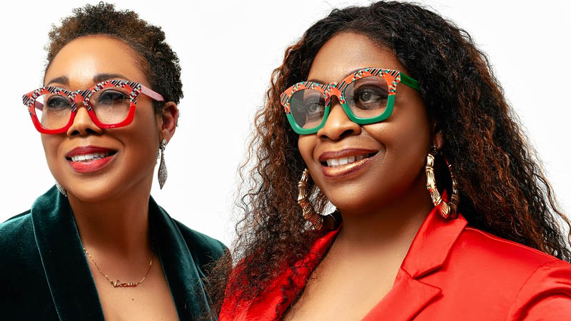 A headshot of Tracy Vontélle Green and Nancey Harris, owners of Vontélle.